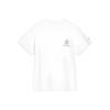 Li Ning Chinese Culture Series Pattern Printed Casual Round Neck Short Sleeve T-Shirt Women Tops Off-White AHST432-1