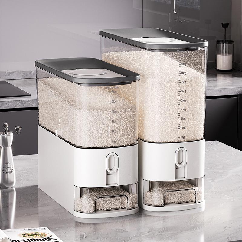 Sealed High-Capacity Insect-Proof Rice Storage Bin - 20 Jin