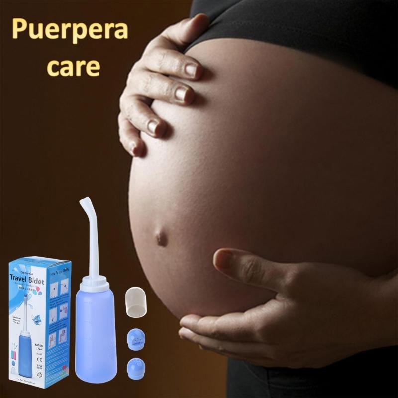 Portable Bidet Sprayer Cleaning Bidet Manual Press Cleaning Hygiene Wash Sprayer