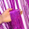 1x2m Laser Rain Tinsel Garland Door Curtain for Weddings, Christmas, Birthdays, and Party Backdrops