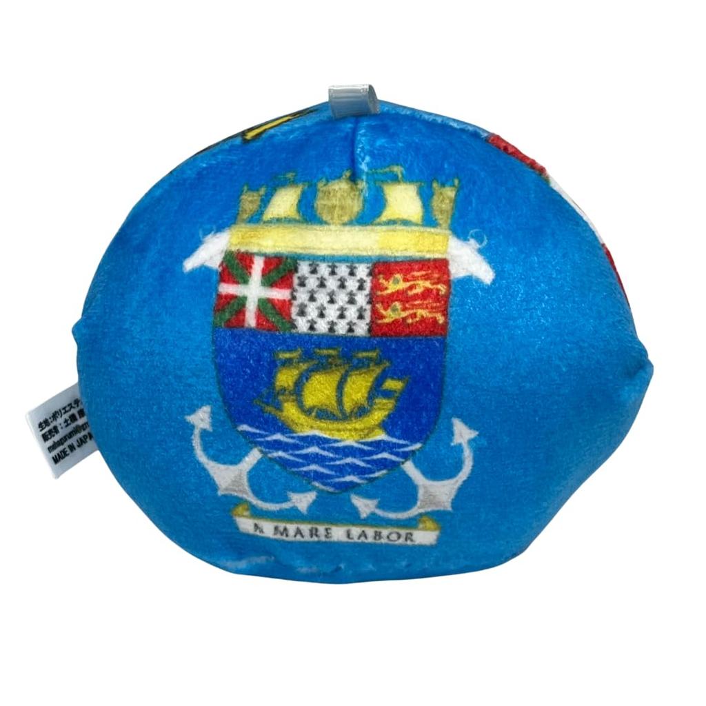 Mehagurumi Polandball Plush Toy from the French Island of Saint-Pierre and Miquelon