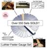 32-Piece Copper Valve Feeler Gauge Set (0.04-0.88mm) for Guitar - Micrometer Shims (.0015-.035 Inch)