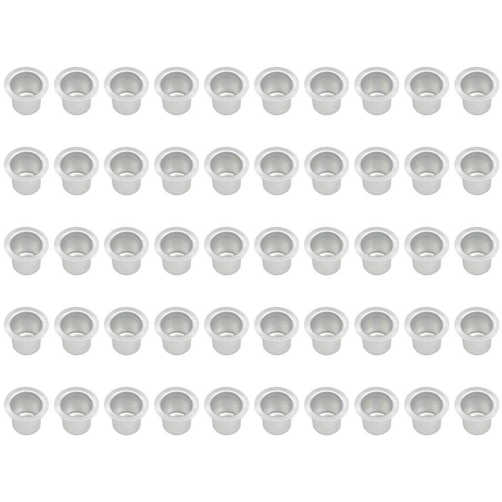 Zubehör Kerzenständer Metall Mini Teelichthalter Einsatz Metall 18*12.6*11.8*15*0.3mm 30 Stück/50 Stück Aluminiumblech Exquisit