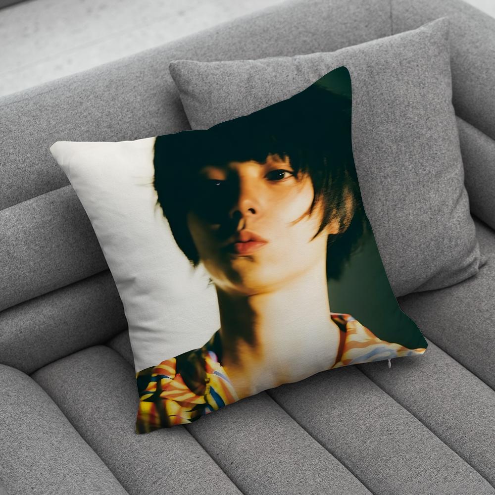 Actor NNijiro Murakami Pillow Case Soft Cushion Cases for Farmhouse Sofa Decor Home Decorations and Protector