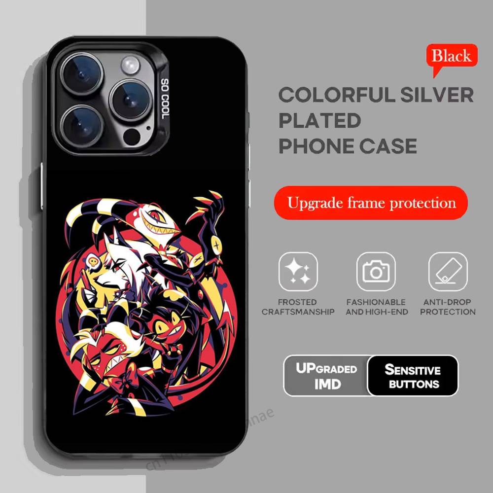 H-Helluva B-Boss Phone Case for iPhone 15 16 Pro Max  Air SE 11 13 Pro 14 Plus 12 11Pro 15Pro Max 16e Cover