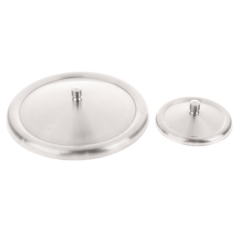 7.5/14Cm Stainless Steel Leak Proof Cup Lids Durable Dust-Proof Mug Cover Drink Cup Lid Kitchen Fresh Keeping Cover