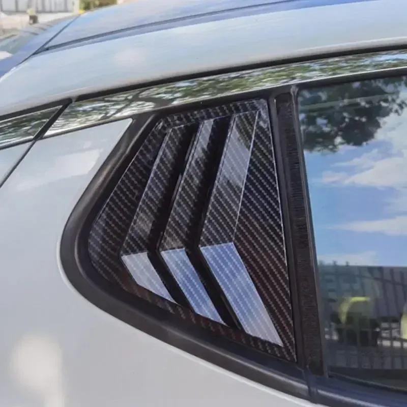 For KIA Optima K5 2011 2012 2013 2014 2015 ABS Plastic Rear Window Quarter Louver Cover Side Vent Trim Car Adhesive Accessories