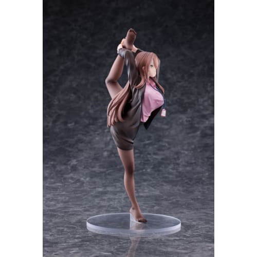 MAGI ARTS Surprisingly Flexible Office Lady Who Doesn't Want to Go to Work Pink Shirt VER. Standard Edition 1/6 Scale PVC & ABS Painted Complete Figur