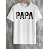 Europäische Größen [Retro Grafik-T-Shirt] Leichtes Grafik-T-Shirt | Herren "für Mann. Der Mythos. Die Legende. Papa"