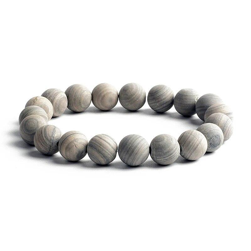 10MM Natural Stone Beads Bracelet Men 8MM Reiki Tiger Eye Agates Quartz Beaded Bracelets for Women Elastic Rope Handmade Jewelry
