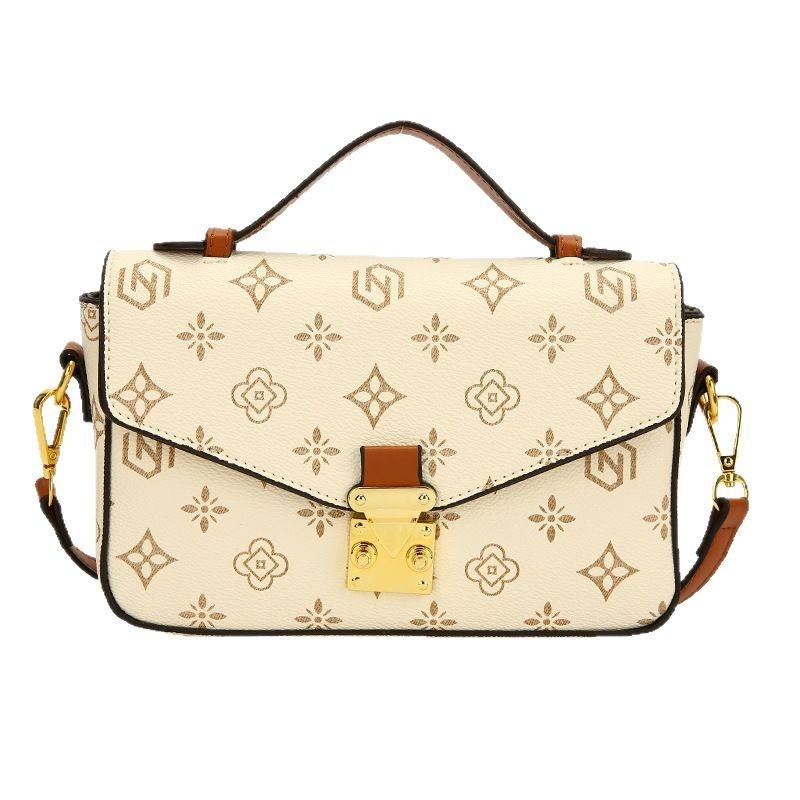 Fashion Printed Women's Bag 2025 New Fashion Trendy Korean Version One-shoulder Crossbody Women's Hand-held Small Square Bag for Women