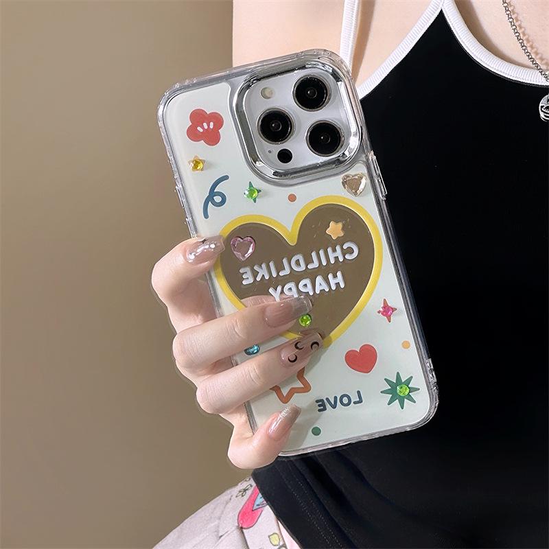 Zhitai Mirror Case with Bracelet for iPhone 15 Pro/16 Pro Max