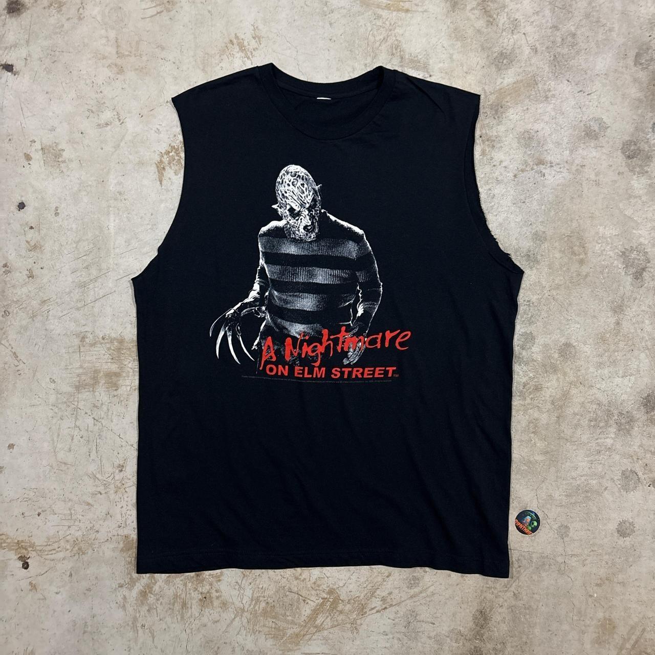 Y2K A Nightmare On Elm Street Freddy krueger sleeveless graphic tee Size XL Unisex T-Shirt L