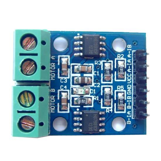 

HG7881 HG7881CP Dual-Channel Motor Driver Board Motor Driver Module 10*10*2 білий