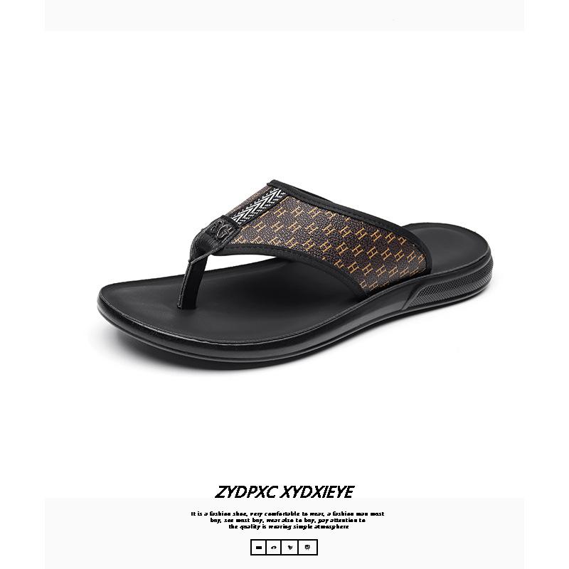 

Пляжные шлепанцы, верхняя одежда 2025 года, новые пляжные сандалии, нескользящие, модные тапочки высокого класса для отдыха на открытом воздухе 802-B 38 чёрный