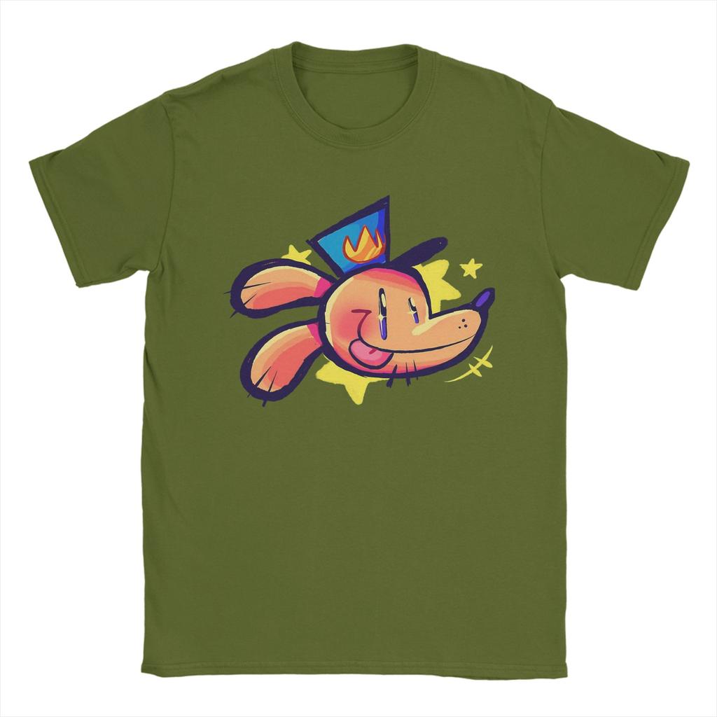 Movie Kid Adventure Animation Funny TShirt for Men Dog Man 100 Cotton Tees Round Collar Short Sleeve T Shirts Gift Clothing