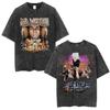 Washed Vintage Rapper Lil Wayne I Am Not A Human Being Graphic Tshirts Men Women Fashion Hip Hop Short Sleeve Oversized T Shirt