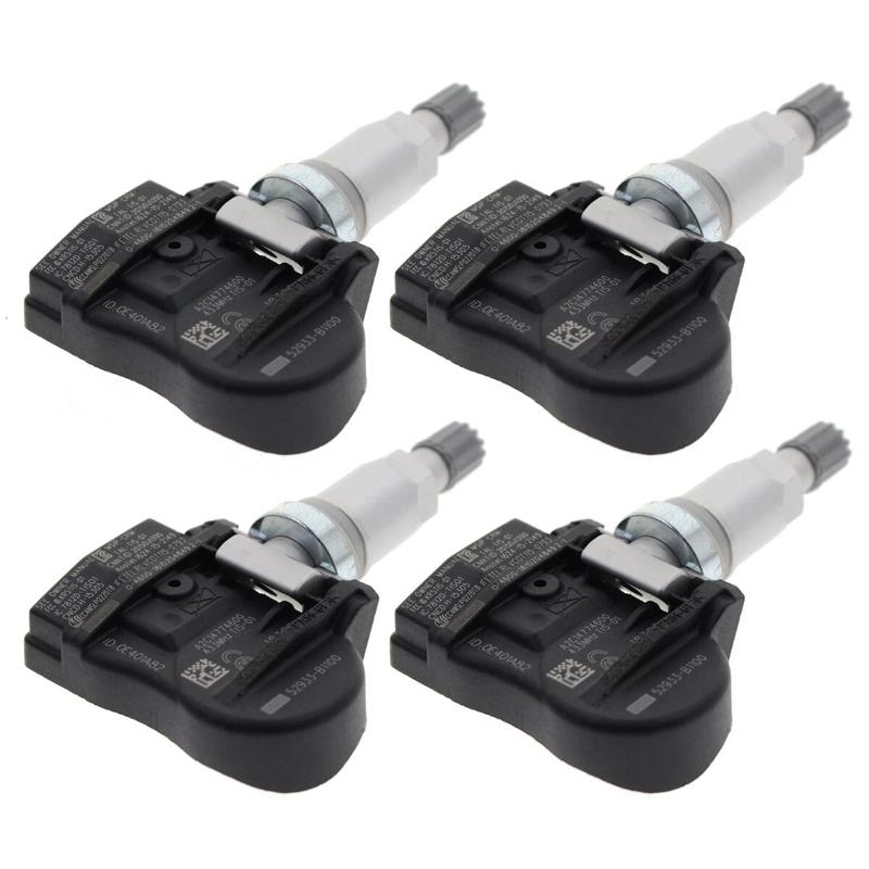 4pcs 52933-3N100 Tire Pressure Sensor TPMS 433MHZ For Hyundai Accent Genesis Ge Kia Sorento 529332M650 529333N100