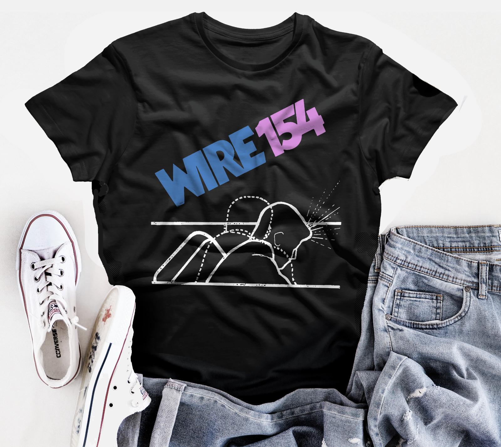 Wire band t shirt uk post punk collin newman roxy L