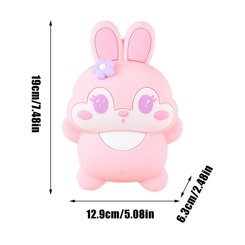 Cute Bunny Desk Lamp Animal Bunny Desktop Night Lamp 30-minute Timing Function Bedroom Table Lamp For Bedside Bookshelf Children