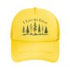 I Love The Forest Watercolor Trees Mesh Baseball Cap For Womens Unisex FeUnisex Beach Dad Hat Hip Hop