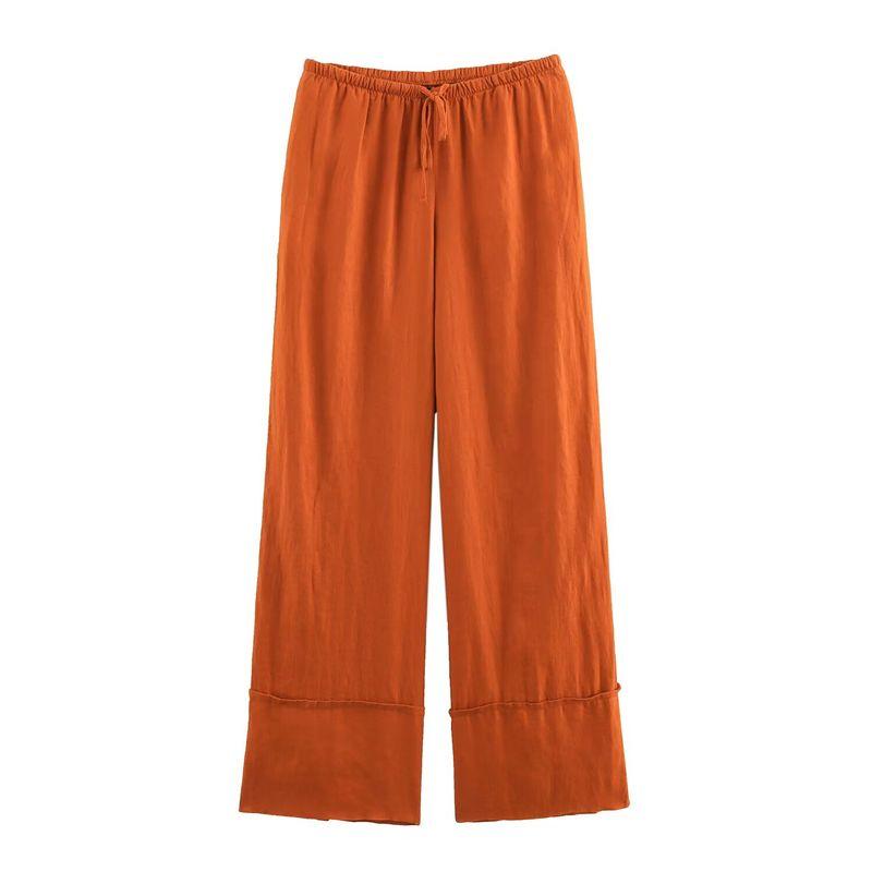 Araltay New Arrival Fashion Style Women's Clothing Fashion Linen Shirt Wide Leg Pants Suit 4786090 4786091