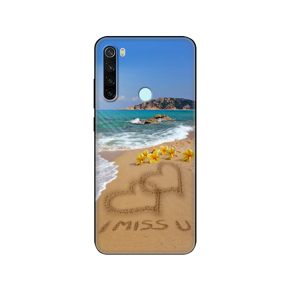 Für xiaomi Redmi Note 8T Hülle, Weiche Silikonhülle für xiaomi Redmi Note 8 Hülle T Fundas auf Redmi NOTE 8 PRO Coque schwarzes TPU-Case
