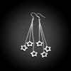 Hollow Star Shape Copper Plated Drop Earrings For Women Fashion Cute/Romantic Jewelry High Quality Dangle Long Earrings  E161