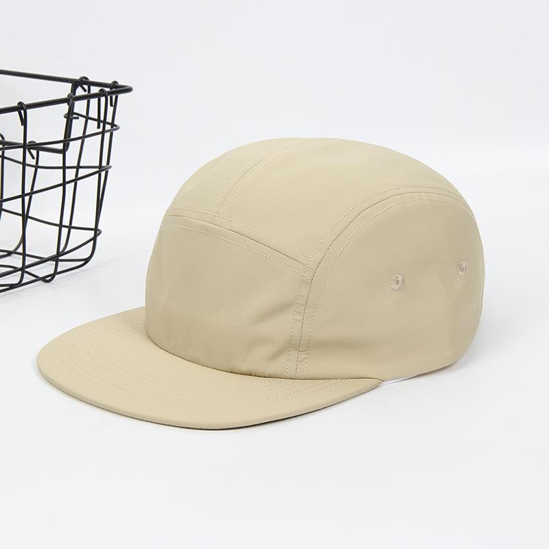 Quick Dry Water Resistant 5-Panel Skate Cap, Nylon High Quality Big Size Unisex Aviator Camping Hat