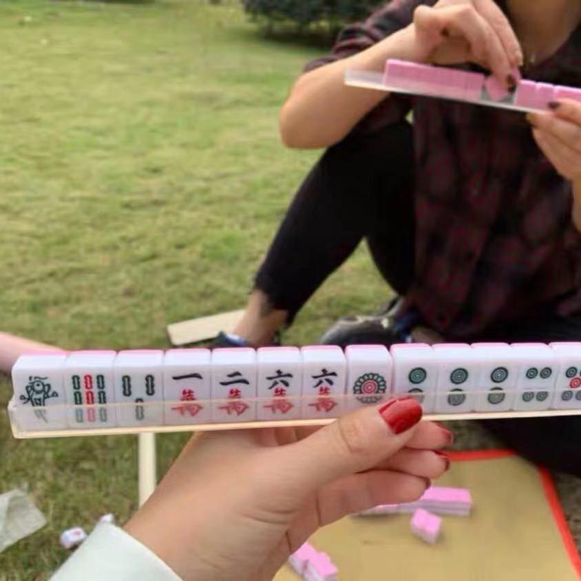 Speciální mini cestovní mahjong sada