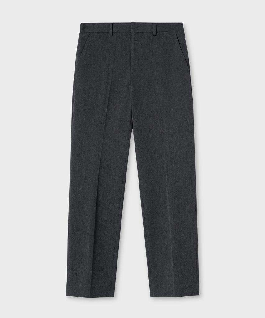 NONBLANK Semi-Wide Fit Slacks_Charcoal Grey