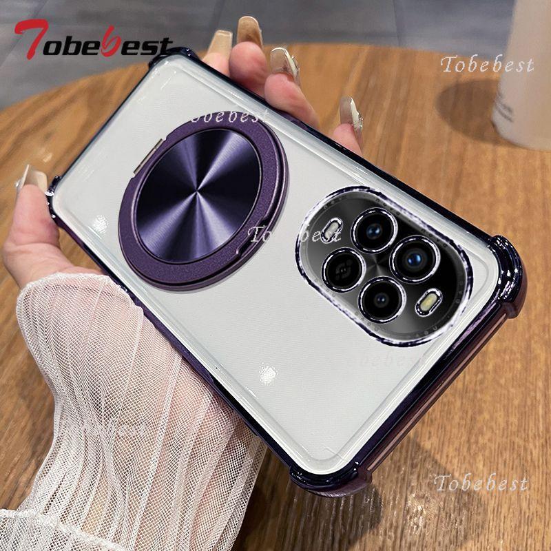 360 Degree Rotating Magnetic Bracket Phone Case For Huawei Nova 14 Ultra 13 12 11 10 9 8 7 Pro SE Shockproof Plating Cover