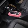 Center Gear Shift Panel Decor Bezels Cover Trim For Ford Bronco + Pink ABS