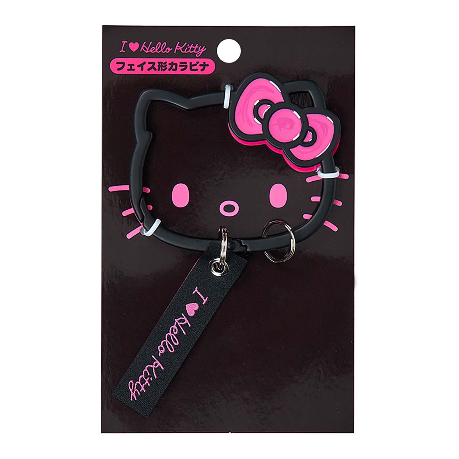 Карабин Sanrio в форме лица (Я люблю Хеллоу Китти) Китти Блэк 395803 Модель