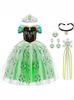 Ledové Království Dívky Elsa Anna Princeznovské Šaty Halloween Dětská Párty Tutu Kostým Bez Rukávů Baletní Šaty 3-8 Let