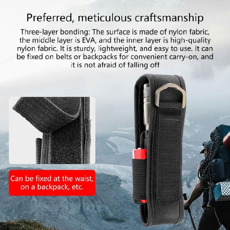 360 Degree Flashlights Organizers Torches Carry Pouches For Outdoor Hunting Tactic Torches Flashlights Belt Waist Pack