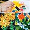 C-Convenient-1 Inch Foam Paint Brushes,100Pcs Painting Sponges-Foam Brushes Sponge Brush For Painting,Crafting,Acrylics,Stains