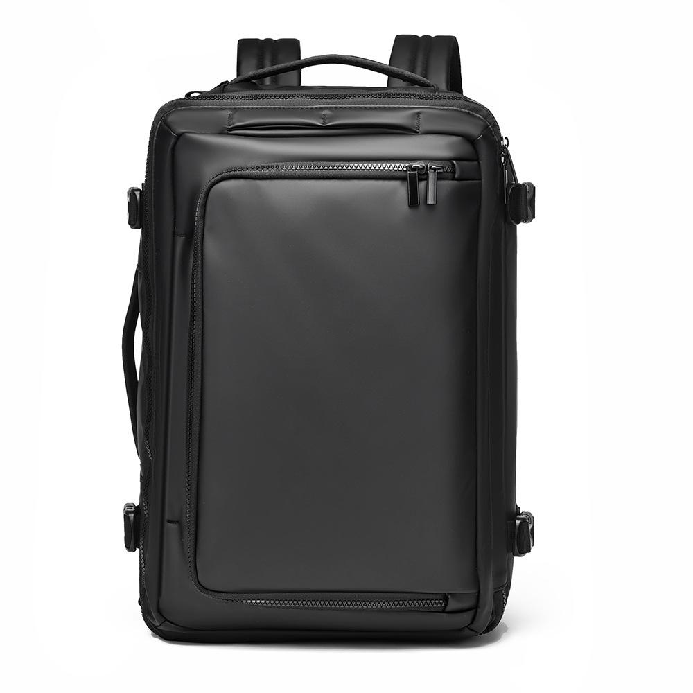 Men's Large Capacity Business Backpack - Convertible Crossbody and Double Shoulder Bag for Travel