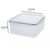 Kitchen Refrigerator Preservation Box, Household Square Plastic Box, Food Storage and Sealing Box