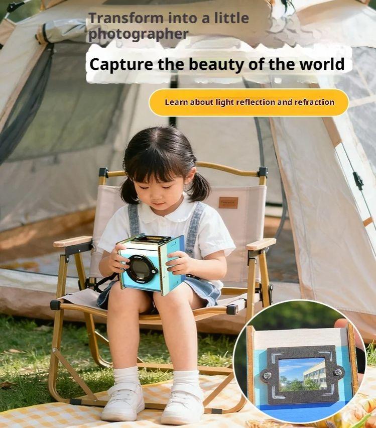 Diy Viewfinder Kit Stem Physics Experiment Montessori Educational Optical Puzzle Toys Parent-Child Interactive Kids Science Gift