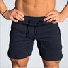 Men's Zip Pocket Sweatpants Fitness Gyms Shorts Men Summer Running Short Pants Male Jogger Mesh Workout Beach Sports Short Pants
