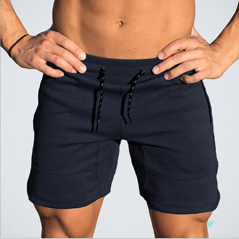 Men's Zip Pocket Sweatpants Fitness Gyms Shorts Men Summer Running Short Pants Male Jogger Mesh Workout Beach Sports Short Pants