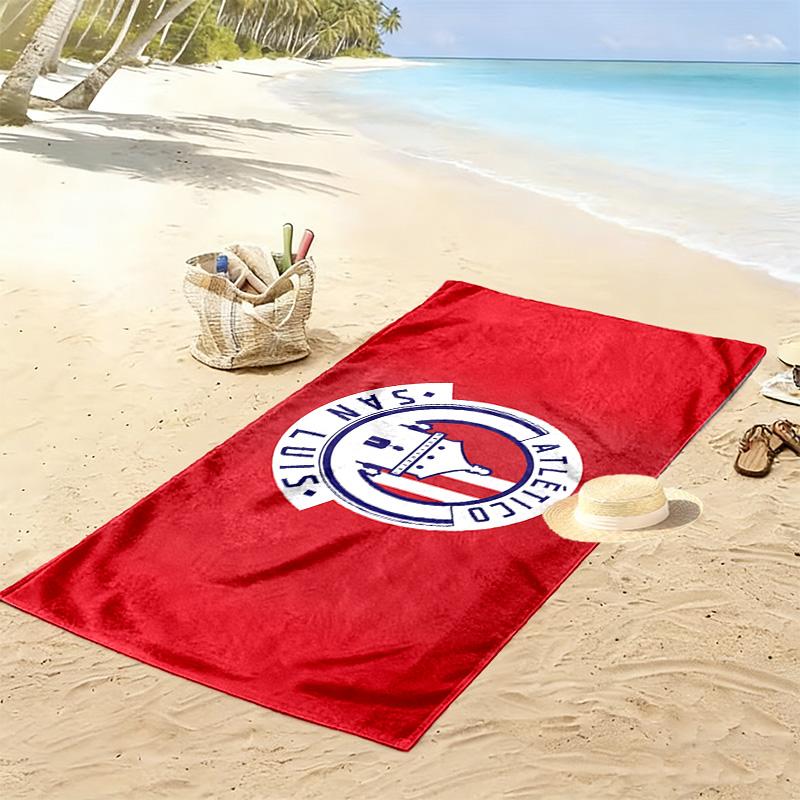 San Luis Atlético Print Beach Towel, Large Soft Quick Dry Towel for Beach Camping Swimming