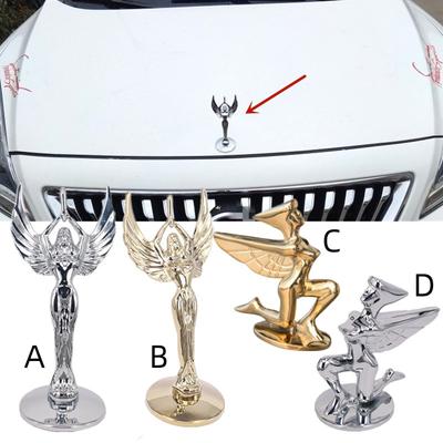Autohauben-Emblem, Abzeichen, Engel, Göttin, Styling-Aufkleber, Zubehör.