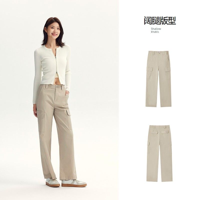 

Casual Pants Women s High Street Denim Casual Cargo Pants Easiest for Match Ins Trendy Autumn Slim Looking Loose Pants Girls Minimalist Trendy Cool