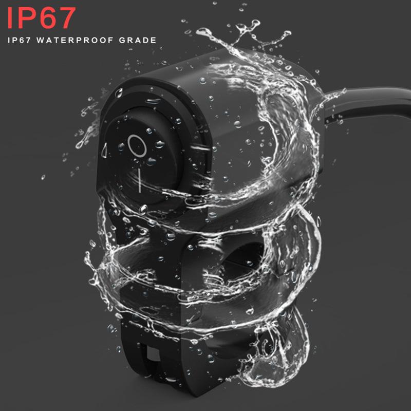 12V Motorcycle Handlebar Headlight Switch ON/OFF Switch Spotlights Signal Converter Turn Signal Toggle Switch Controller Button