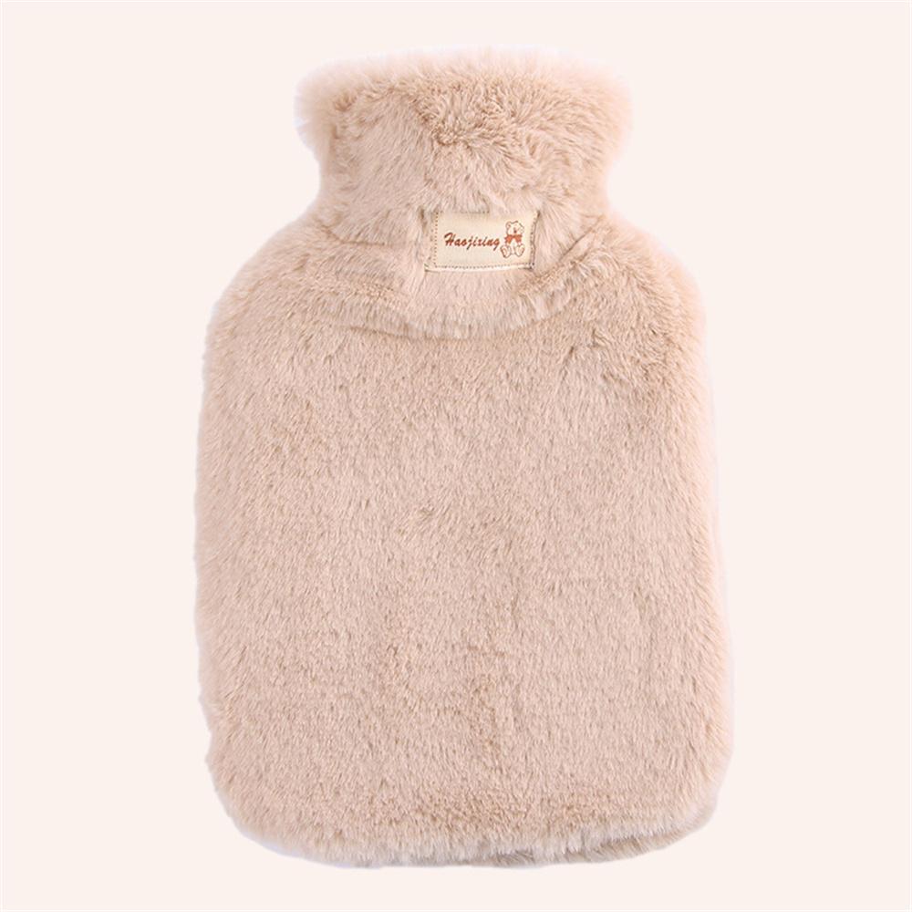 1000ml/2000ml Soft Hand warmers Hot-water Bag with Plush Cover Hot-water Bottle Protecter Hand Portable Winter Warming Products