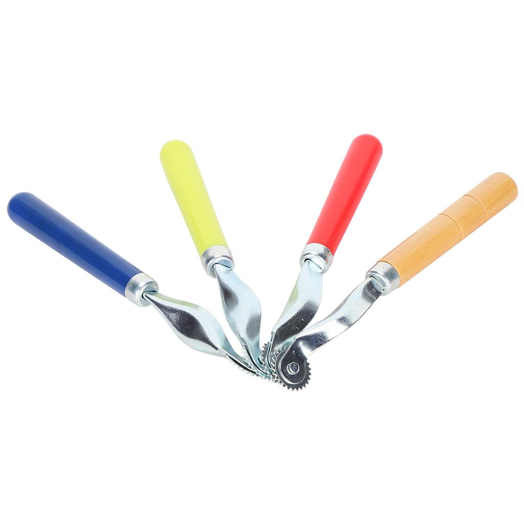 4Pcs Tracing Wheel Wooden Plastic Handle Stitch Marking Spacer for Sewing Patterns