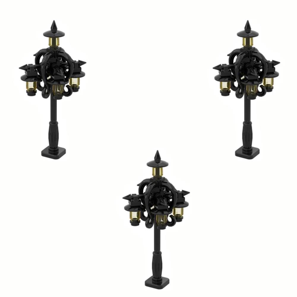 MOC Medieval Alchemy Room Kitchen Wizard Potion Building Blocks Devil's Spring Castle Road Lamp Witch Figures Scene Skull Bricks