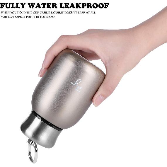 Mini Thermal Mug, 10oz/300ML Mini Thermos Mug Leak Proof Vacuum Flasks Travel Thermos Cup Portable Stainless Steel Drink Water Bottle for Indoor and